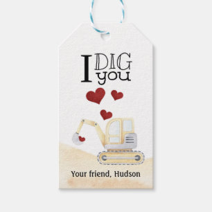 Valentines Tag, Kids Valentines, Boy valentine Gift Tags