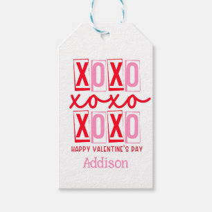 Valentine's Tag, Modern Valentine's Day Favor Clas Gift Tags