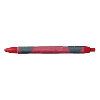 Valentine's Texture Design Black Ink Pen