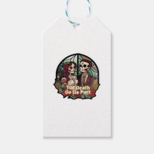 Valentines Till Death Do Us Part Classic Look Gift Tags