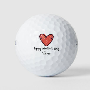 Valentine's to golfer with love you golf balls
