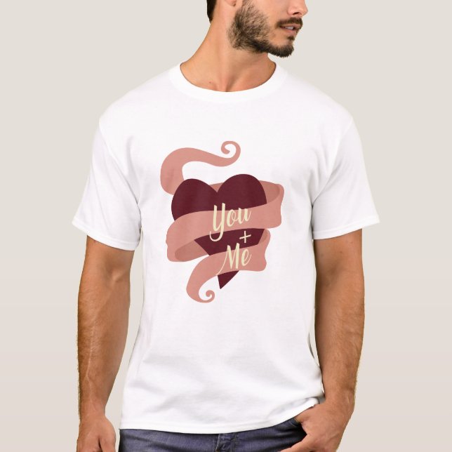 Valentine's Typography Quotes T-Shirt (Front)