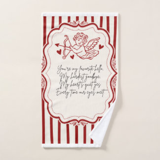 Valentines unique style by Sommer Hamilton Hand Towel