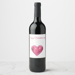 Valentine's Wine Label