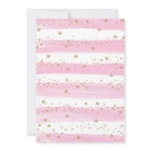 Valentines Woodland Pink Gold Balloons Baby Shower