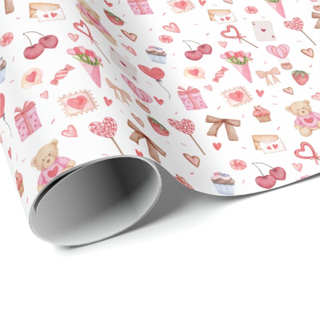 Valentine's Wrapping Paper (Roll Corner)