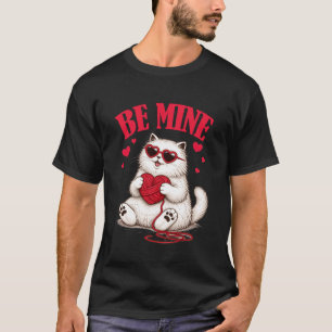 Valentines XOXO Funny Cat Lover Cat Person Cat Mum T-Shirt