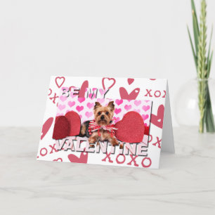 Valentines - Yorkie - Pixie Holiday Card