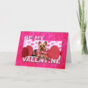 Valentines - Yorkie - Pixie Holiday Card