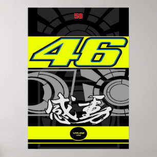 valentino rossi, moto gp legend,    the doctor 46, poster