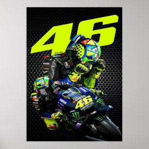 valentino rossi, moto gp legend,    the doctor 46, poster