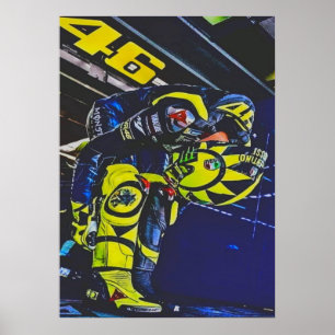 valentino rossi, moto gp legend,    the doctor 46, poster