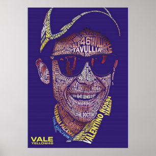 valentino rossi, moto gp legend,    the doctor 46, poster