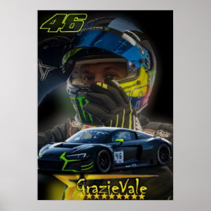 valentino rossi, moto gp legend,    the doctor 46, poster