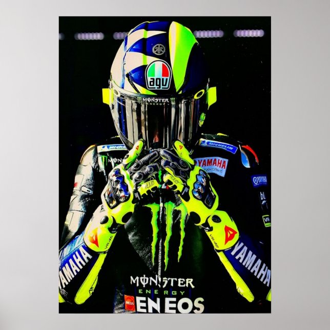valentino rossi, moto gp legend,    the doctor 46, poster (Front)