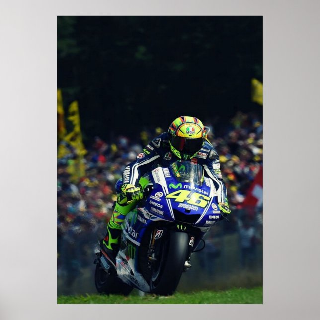 valentino rossi, moto gp legend,    the doctor 46, poster (Front)