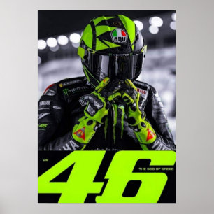 valentino rossi, moto gp legend,    the doctor 46, poster