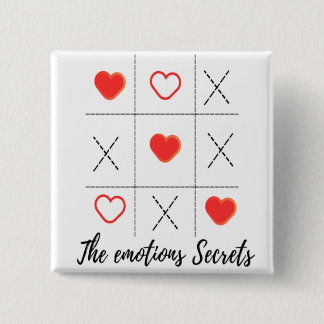 VALENTINS DAY Square button WITH GREAT VIBE
