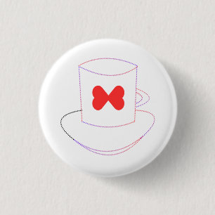 VALENTINS DAY TEES WITH GREAT VIBE 3 CM ROUND BADGE