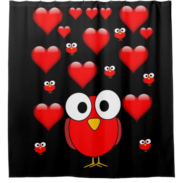 Valenttine's Day Shower Curtain (Front)