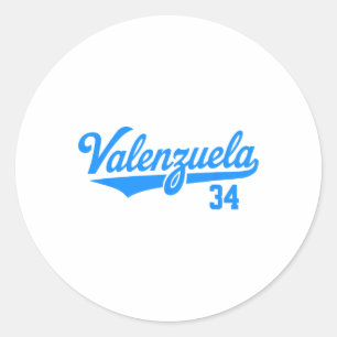 Valenzuela classic round sticker