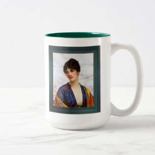 Valeria by William Clarke Wontner Two-Tone Coffee Mug
