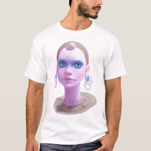 Valerian Alien Girl – Sci-Fi Movie Fan Art, Waterc T-Shirt