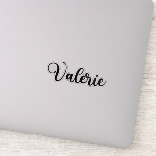 Valerie Name - Handwritten Calligraphy (Detail)