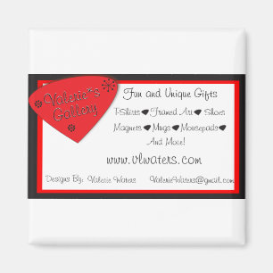 Valerie's Gallery Logo Magnet