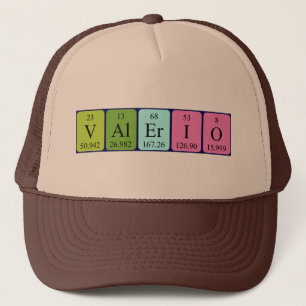 Valerio periodic table name hat