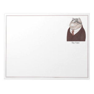 VALET CAT 11x8.5 Notepad