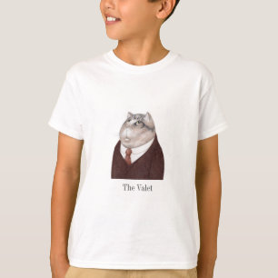 VALET CAT Boys' Basic T-Shirt