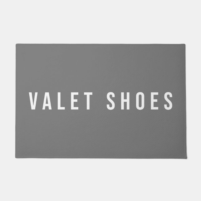 Valet Shoes Doormat (Front)