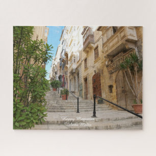 Valetta Streetscape Malta. Jigsaw Puzzle
