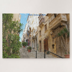Valetta Streetscape Malta. Jigsaw Puzzle