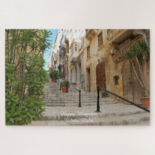 Valetta Streetscape Malta. Jigsaw Puzzle