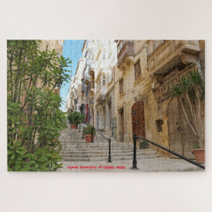 Valetta Streetscape Malta. Jigsaw Puzzle