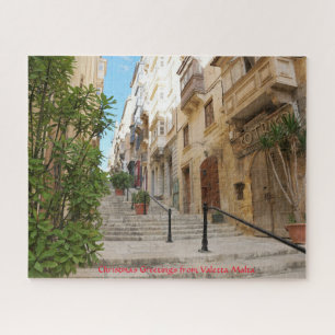 Valetta Streetscape Malta. Jigsaw Puzzle