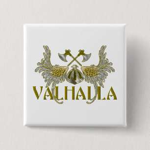 Valhalla 15 Cm Square Badge
