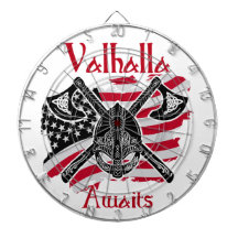  Valhalla Awaits - American Flag