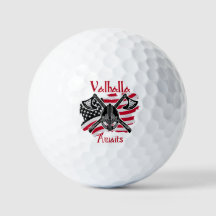  Valhalla Awaits - American Flag