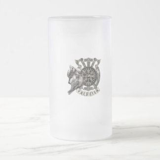 Valhalla Frosted Glass Beer Mug