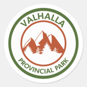 Valhalla Provincial Park Classic Round Sticker