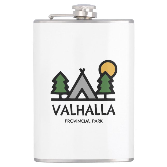 Valhalla Provincial Park Hip Flask (Front)