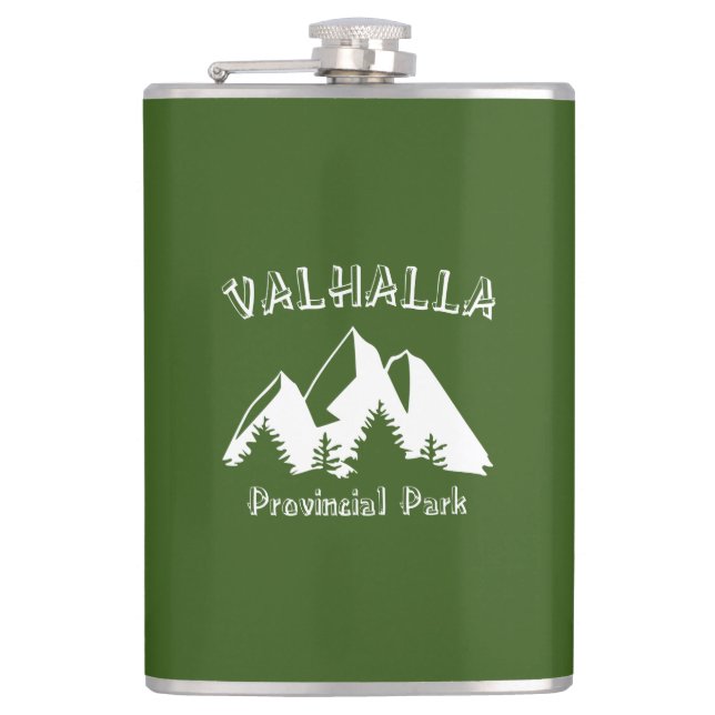  Valhalla Provincial Park Hip Flask (Front)