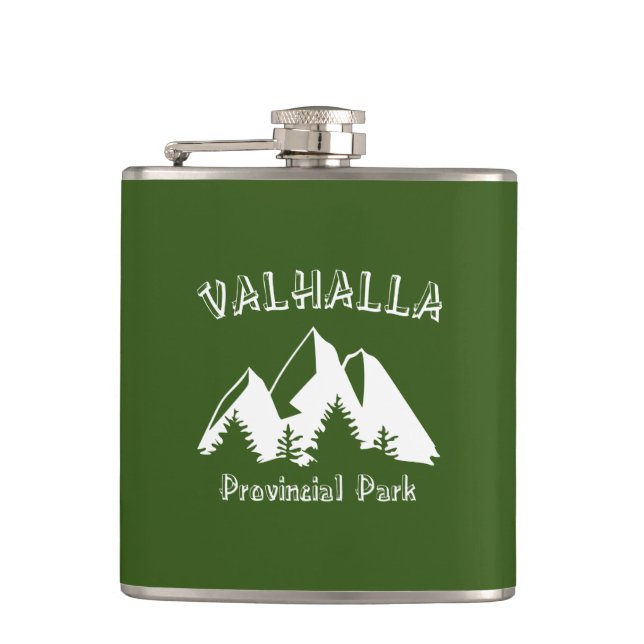  Valhalla Provincial Park Hip Flask (Front)
