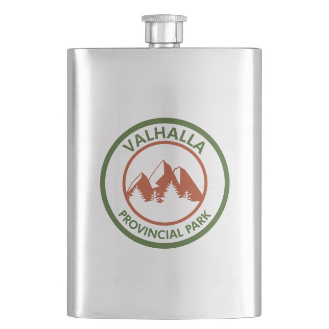 Valhalla Provincial Park Hip Flask (Front)