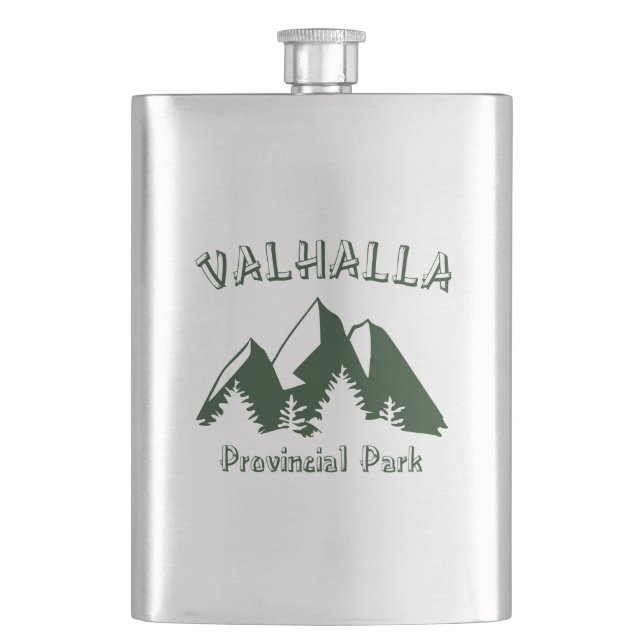 Valhalla Provincial Park Hip Flask (Front)