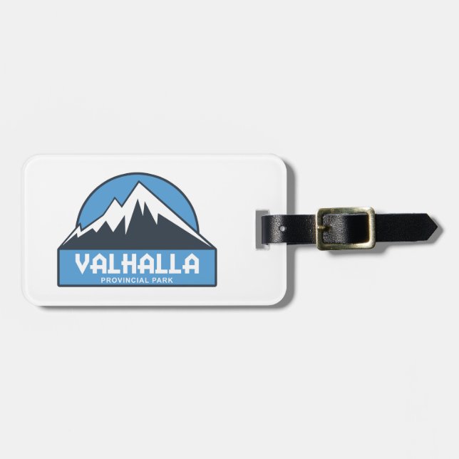 Valhalla Provincial Park Luggage Tag (Front Horizontal)