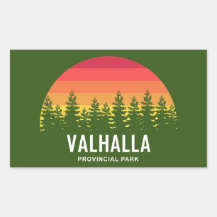 Valhalla Provincial Park Rectangular Sticker